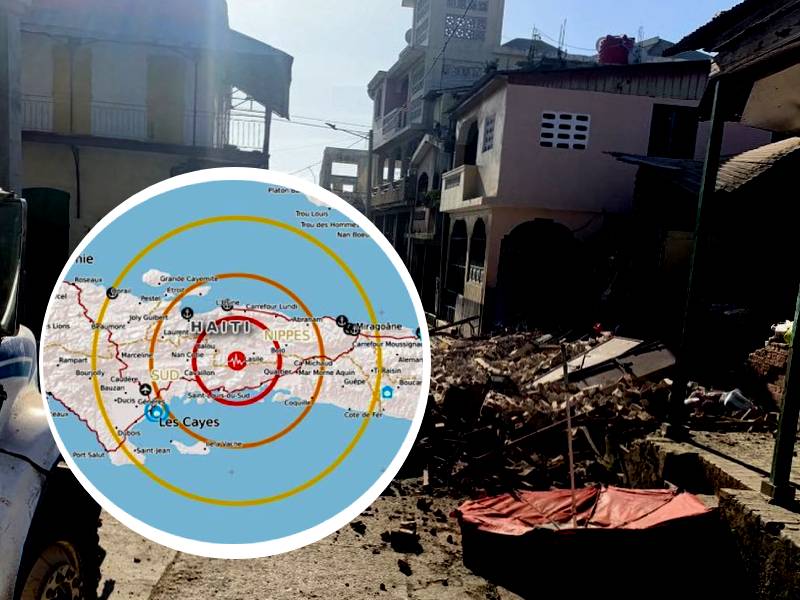 Fuerte terremoto en el oeste de Haiti