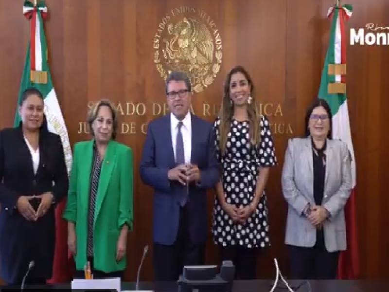 Monreal asegura que no habrá división en Morena por elección de nueva presidenta de la mesa directiva del senado