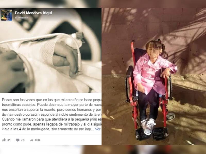 ¿Por qué los niños, dios mío?: brigadista escribe carta a pequeña de 9 años que murió por covid