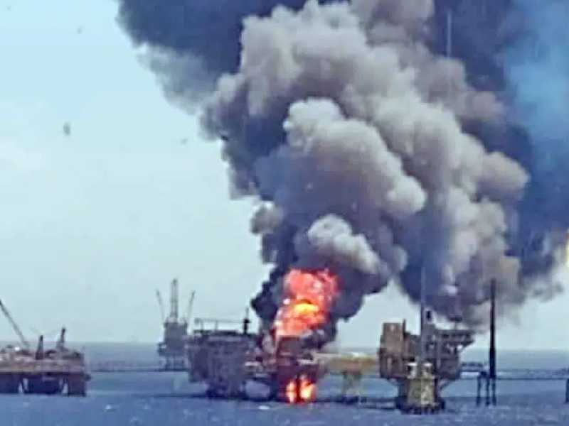 Pemex reactiva la plataforma Ku-Alfa que explotó en Campeche