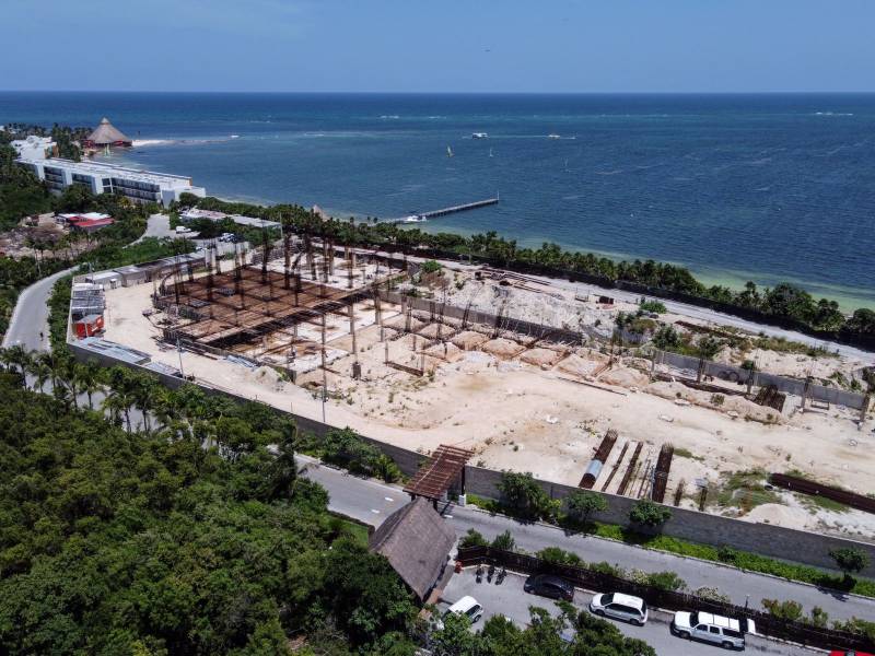 Video. Así se ve la construcción del Hotel Riu en Punta Nizuc