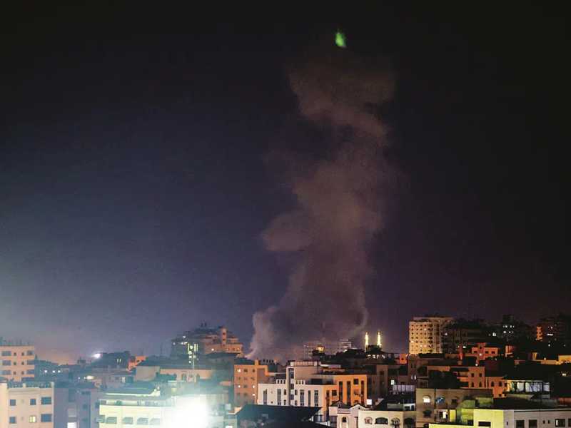 Responde Israel agresiones palestinas en la Franja de Gaza