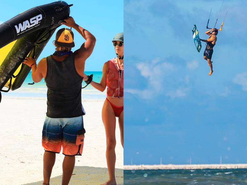 Yucateco representará al país en evento de kitsurf en Brasil