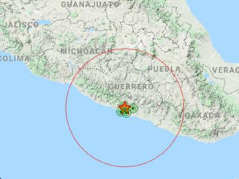 Se registra sismo de magnitud 4 en Acapulco, Guerrero v