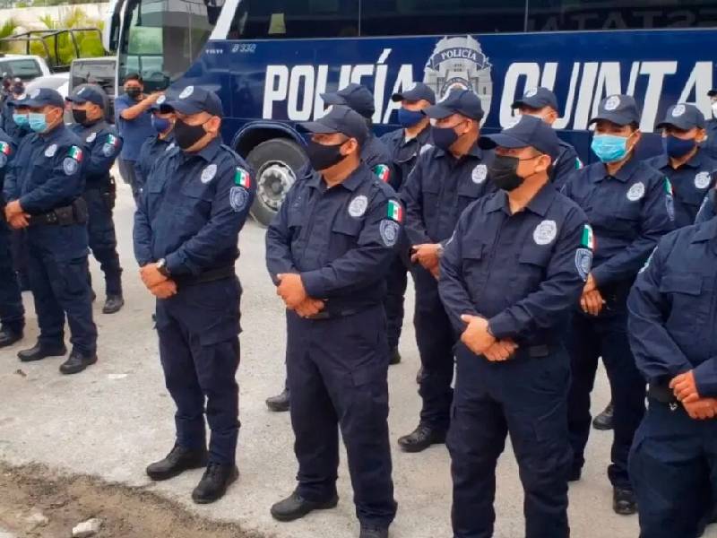 policías de Tulum