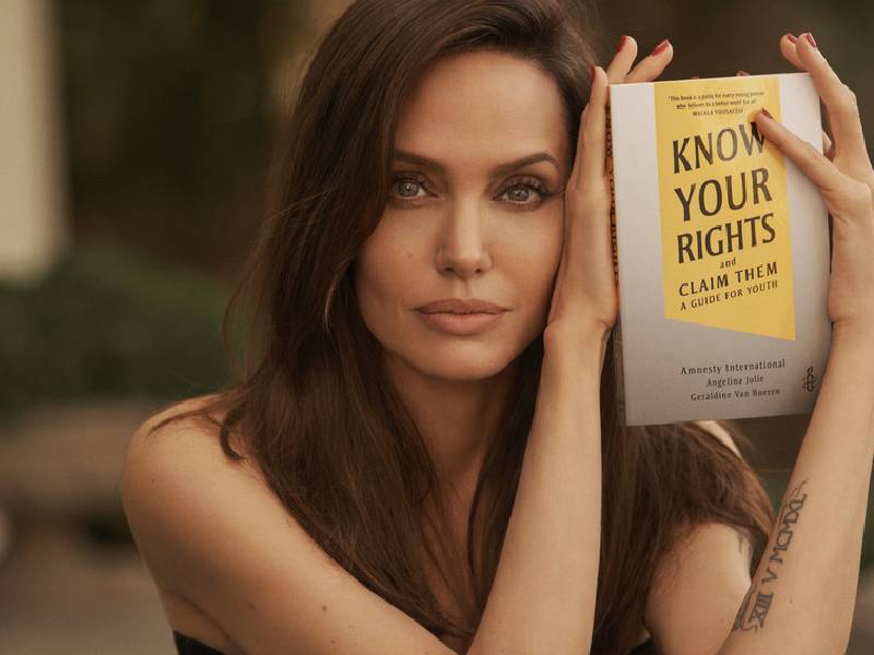 Angelina Jolie y AI lanzan libro en pro de los derechos de la infancia