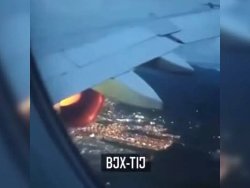 Video. Avión de Viva Aerobús aterriza de emergencia por fuego en el motor