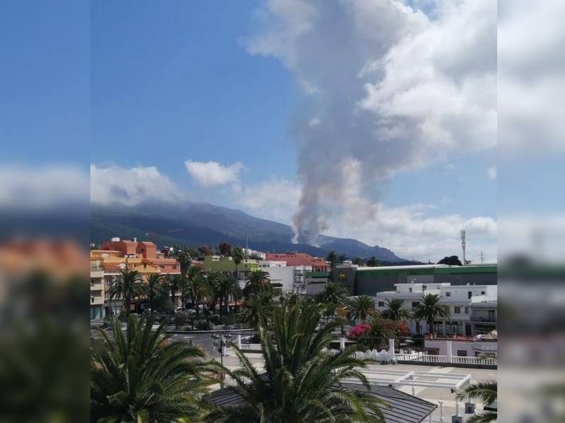 Video. ¡Impresionante!, se registra erupción volcánica en isla de España