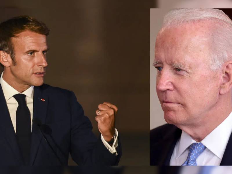 Macron y Biden hablarán tras disputa por submarinos en Australia