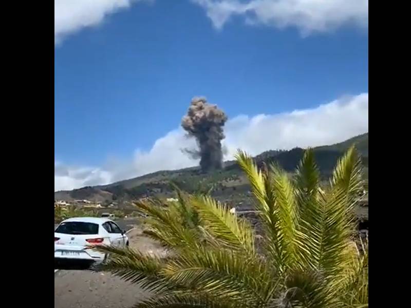 Presidente de España viajará a La Palma tras erupción de Cumbre Vieja