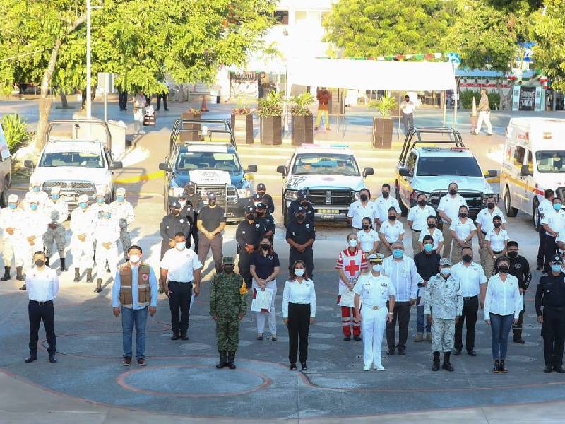 En Cancún conmemoran el aniversario de los sismos de 1985 y Día Nacional de Proyección Civil