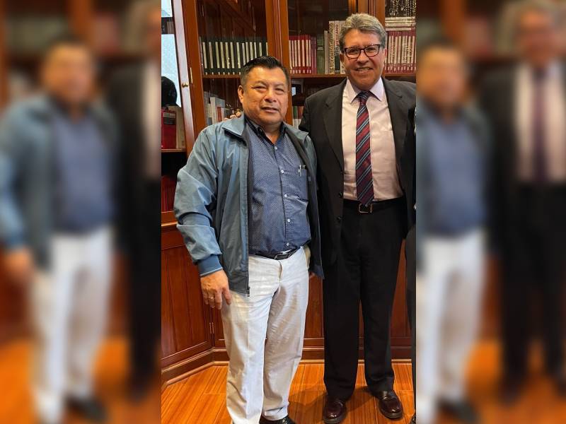 El presidente electo Marciano Dzul se reúne con el senador Ricardo Monreal