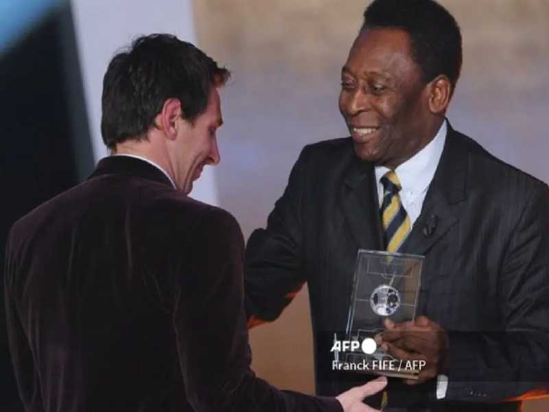 Pelé felicita a Messi por su récord como máximo goleador sudamericano