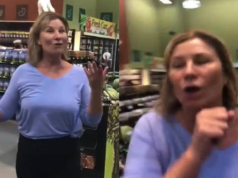 Video: Mujer tose sobre clientes en supermercado; se hace viral y pierde empleo