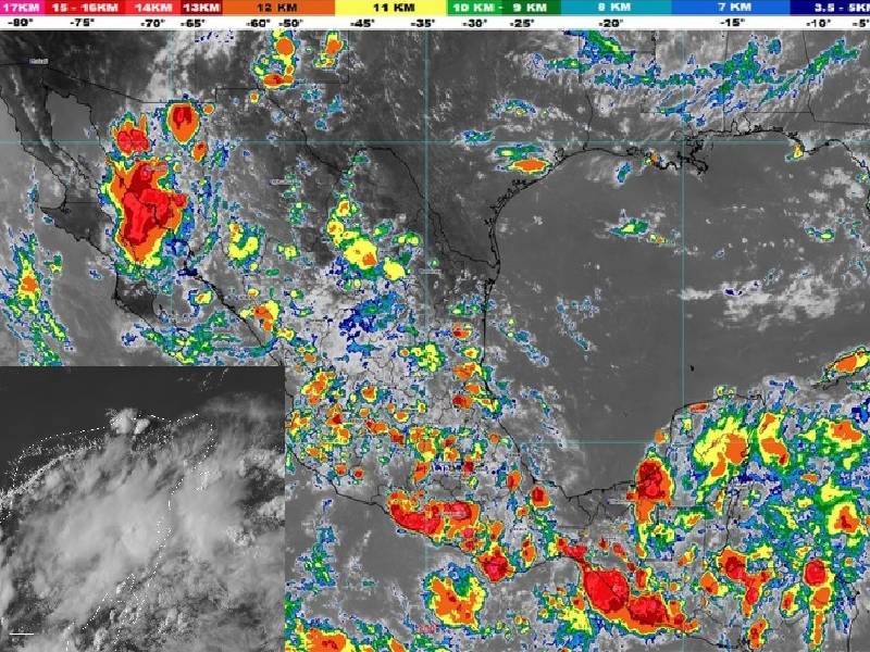 ¡Aviso! Se pronostican lluvias fuertes para el estado de Quintana Roo