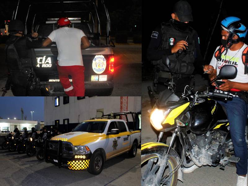 Policía de Quintana Roo concluye operativo de temporada vacacional 2021 en Benito Juárez