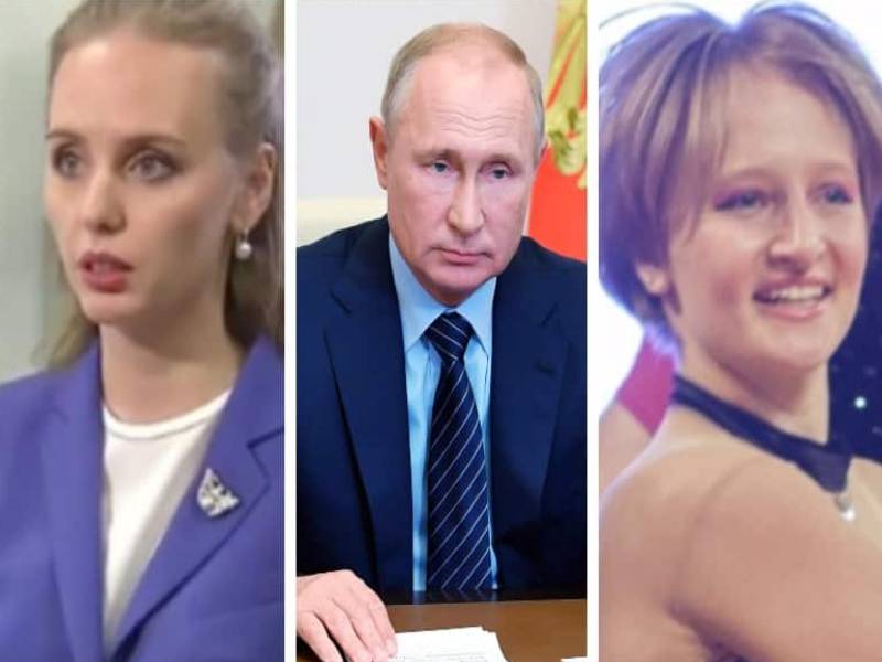 Hijas de Vladimir Putin (Foto internet).