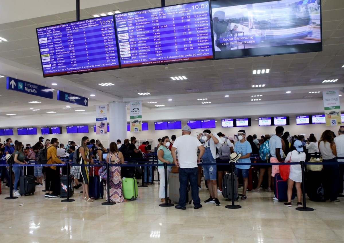 El aeropuerto de Cancún tendrá para esta jornada 383 operaciones
