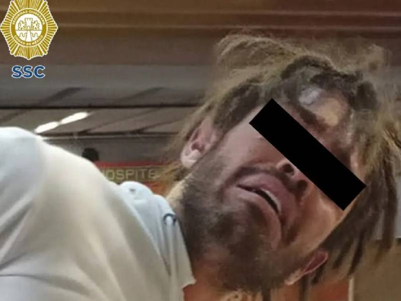 Hombre intentó aventar a su novia a las vías del metro; es detenido