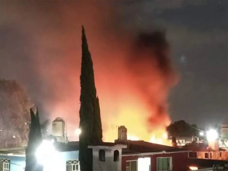 Se registra explosión de pirotecnia en Tultepec