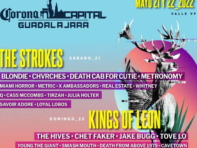 The Strokes, Blondie y más en el Corona Capital Guadalajara 2022