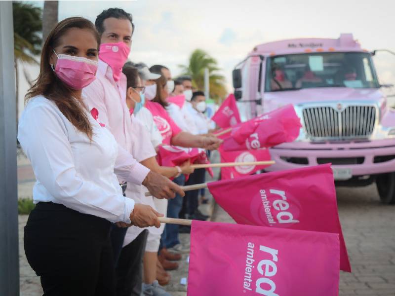 Dan banderazo de salida de campaña Cancún Rosa 2021