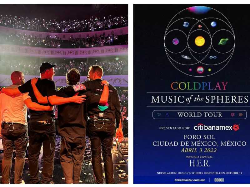 ¡Vendrán a México! Coldplay anuncia las fechas de su gira sustentable