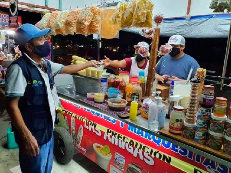 reubicación temporal de ambulantes