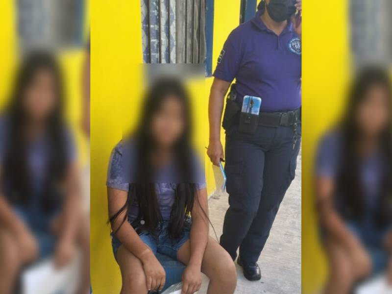 Policías de Quintana Roo auxilian a una menor que contaba con Alerta Amber