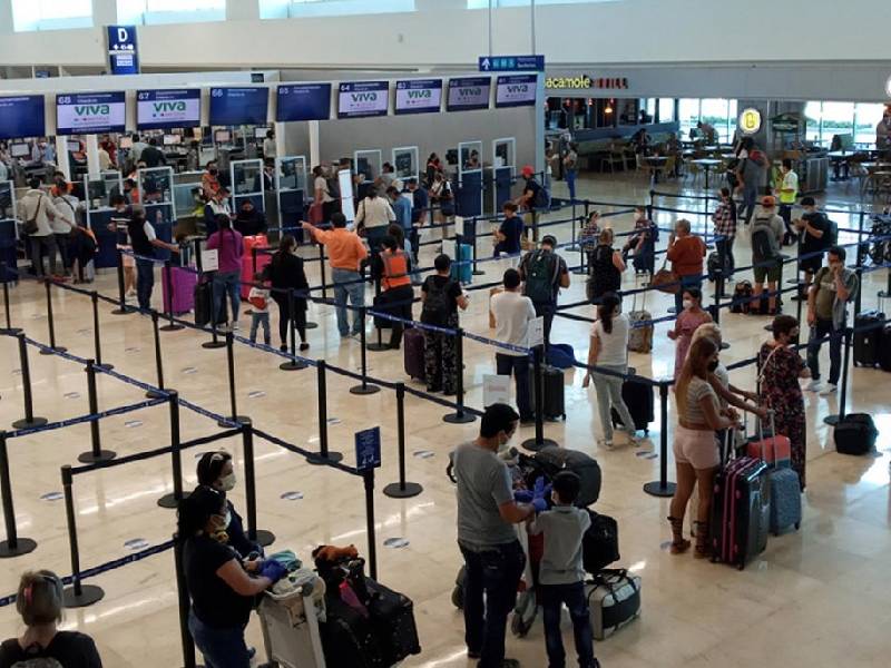 Aeropuerto internacional de Cancún registra repunte aéreo