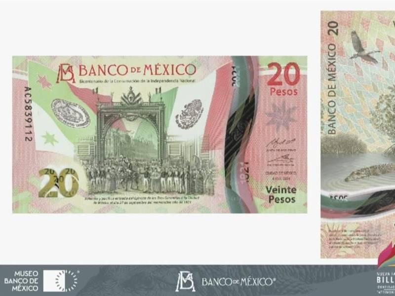 Nuevo billete de $20