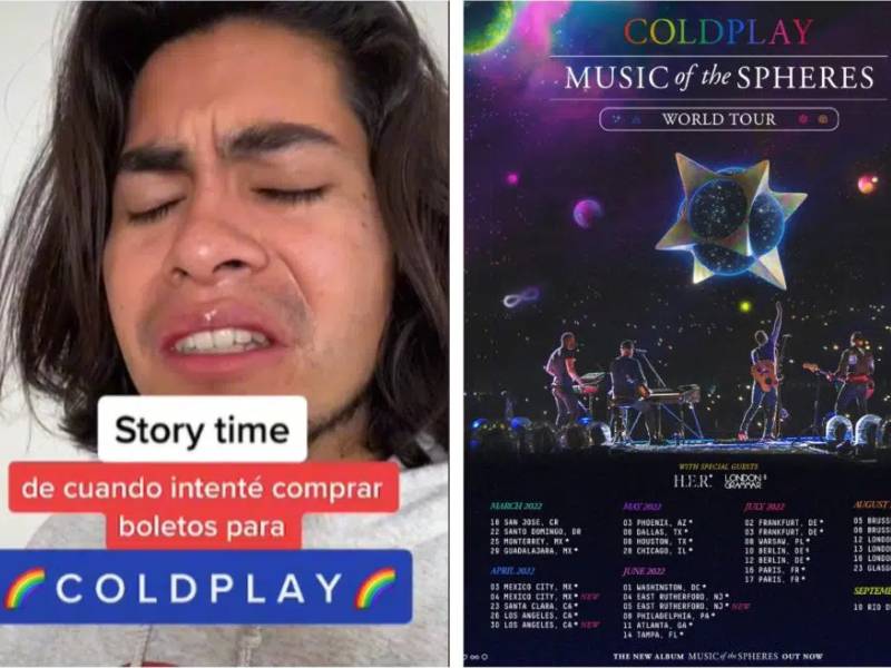 La historia más triste del año: Joven llora por no conseguir boletos para Coldplay