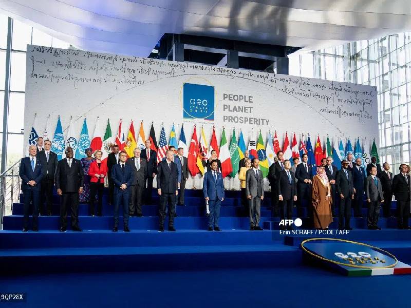 Líderes del G20 enfrentan en Roma presión para enviar una señal clara sobre el clima