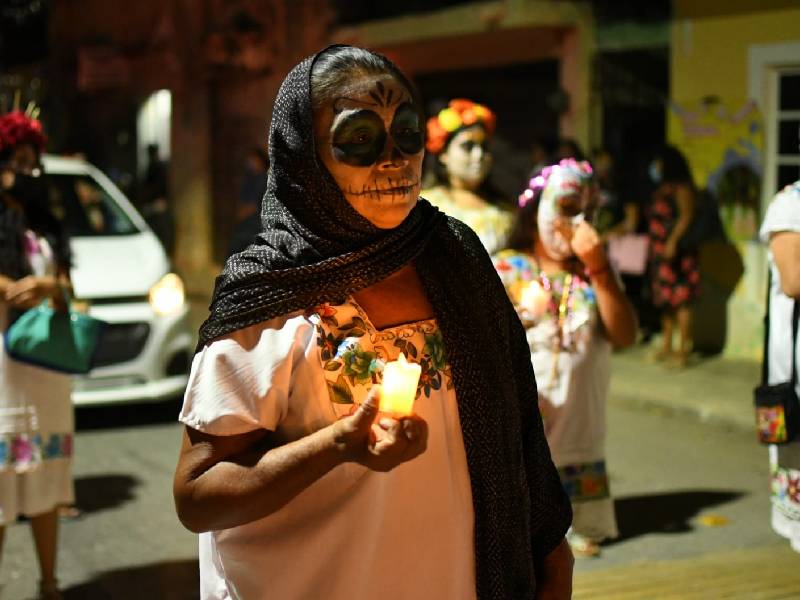 Noche de ánimas en Calkiní