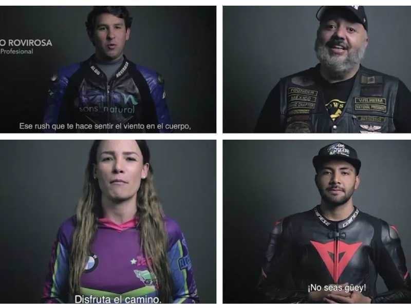 "No seas g├╝ey, mejor bájale": campaña para manejo responsable en moto