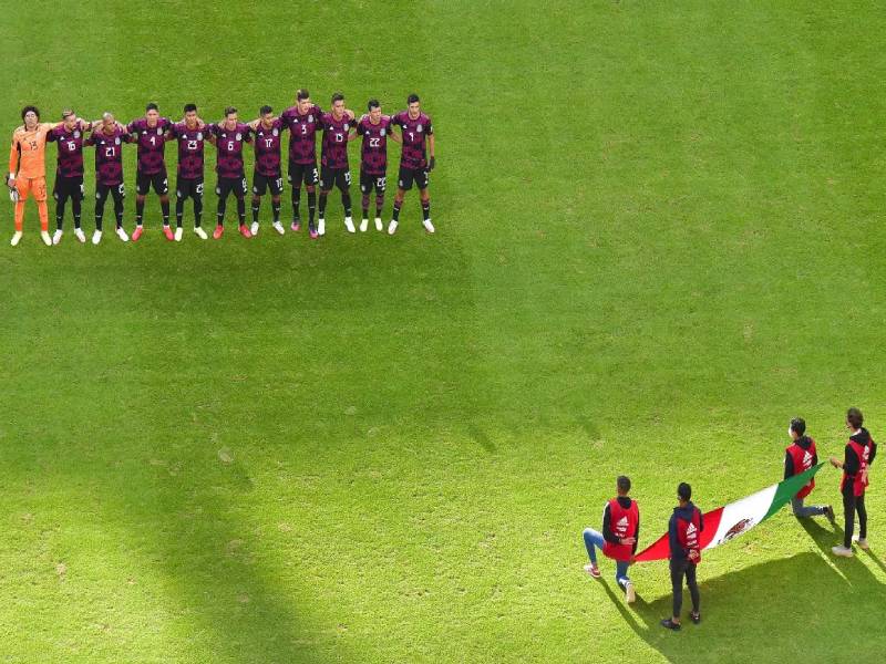 Selección Mexicana en el noveno lugar de la clasificación mensual rumbo a Qatar 2022