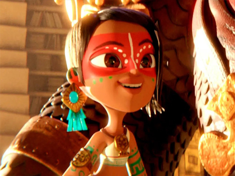 Maya y los tres, miniserie mexicana animada de Jorge R. Gutiérrez