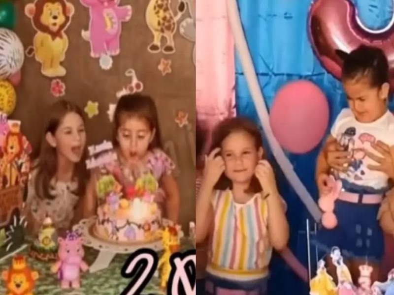 VIDEO: ¡Apagó las velas!; hermanas virales regresan en nuevo clip