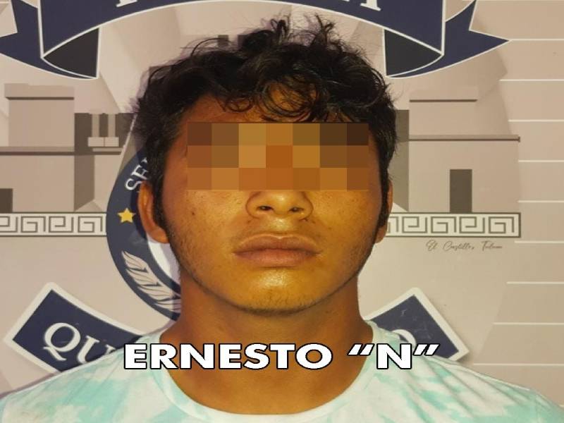 Unidad Canina de la Policía Quintana Roo detiene en Playa del Carmen a sujeto con drogas
