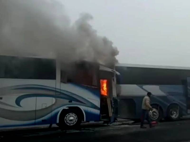 Aficionados de Rayados de Monterrey sufren accidente