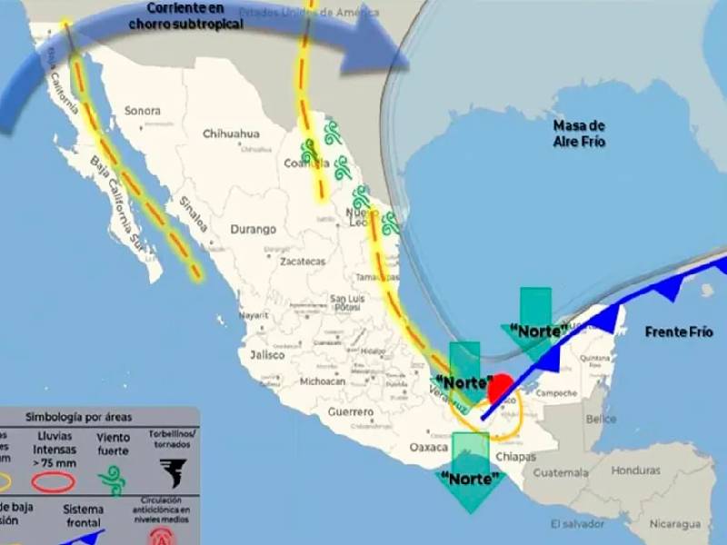 Frente frío No. 9 afecta a Quintana Roo