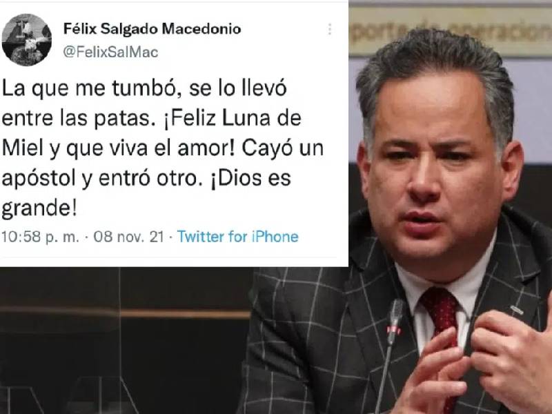 Así se burló Félix Salgado de la salida de Santiago Nieto de la UIF