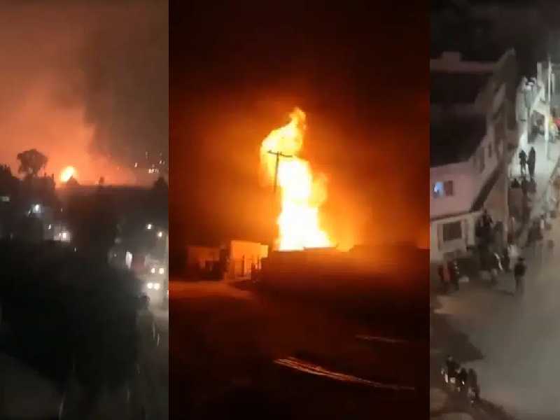 Inicia la demolición de viviendas tras explosión en Xochimehuacán, Puebla