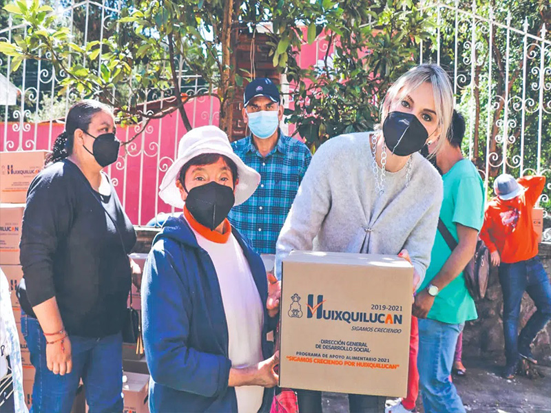 Apoyan a 70 mil familias de Huixquilucan