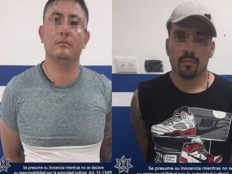 Detienen en Playa del Carmen a dos sujetos con vehículo robado