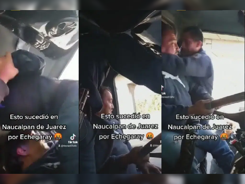 Video: ÔÇ£Bájate, hijoÔÇØ, registran abuso policial hacia chofer de tráiler