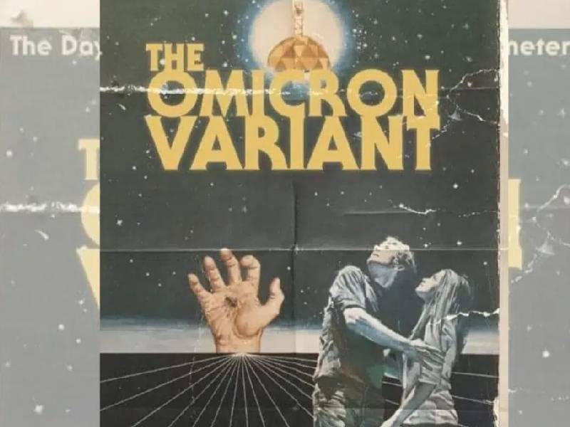 El póster de la película ÔÇ£La variante ÓmicronÔÇØ ¡es un fotomontaje!