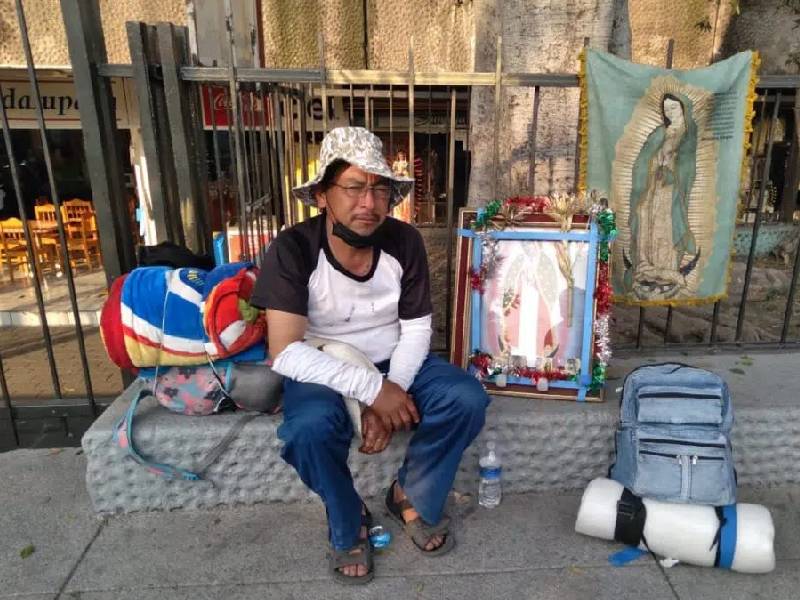 Con fe y riesgo es como miles de peregrinos acuden a la Basílica de Guadalupe
