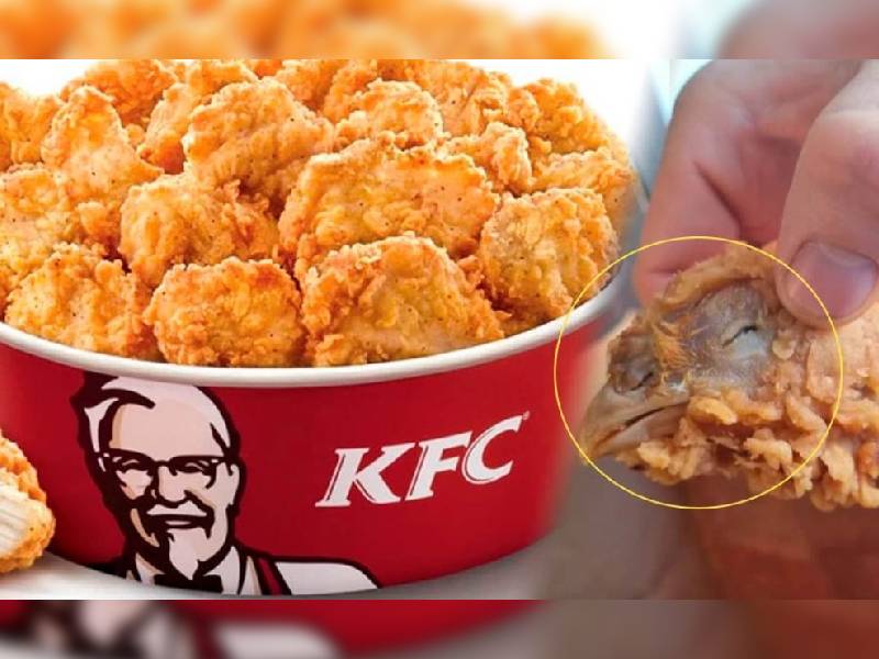 Foto: Encuentra una cabeza de pollo en su pedido de KFC