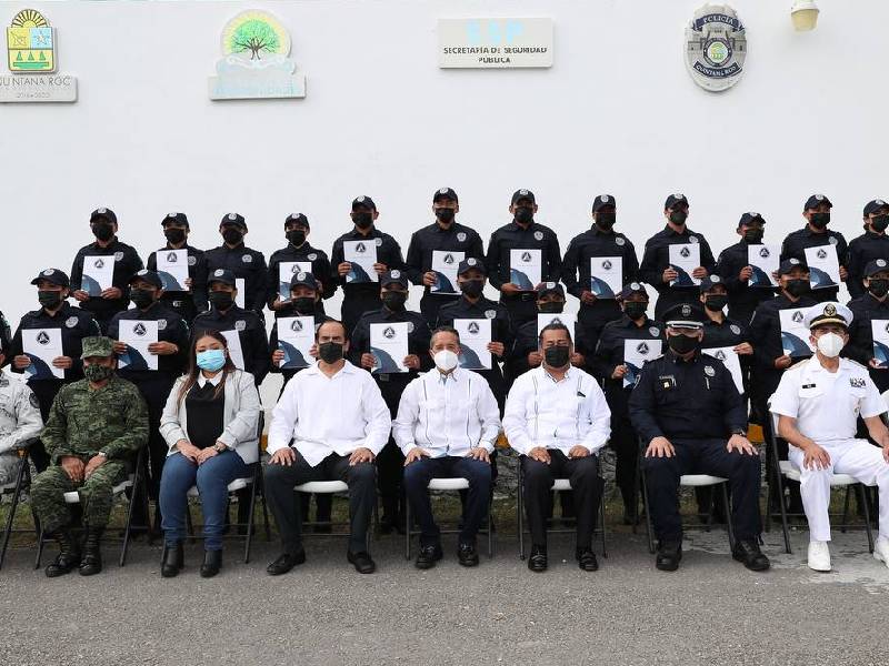 policía y ciudadanos